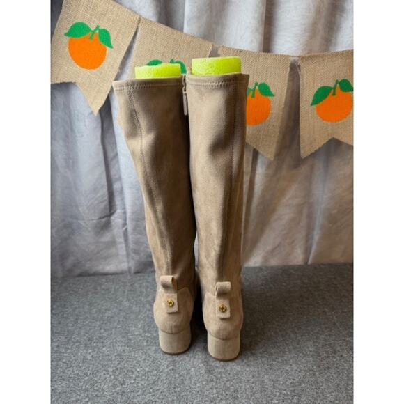 Cole Haan Women Go-To Suede Knee-High Block Boots Size 8B NWOB - Picture 2 of 9